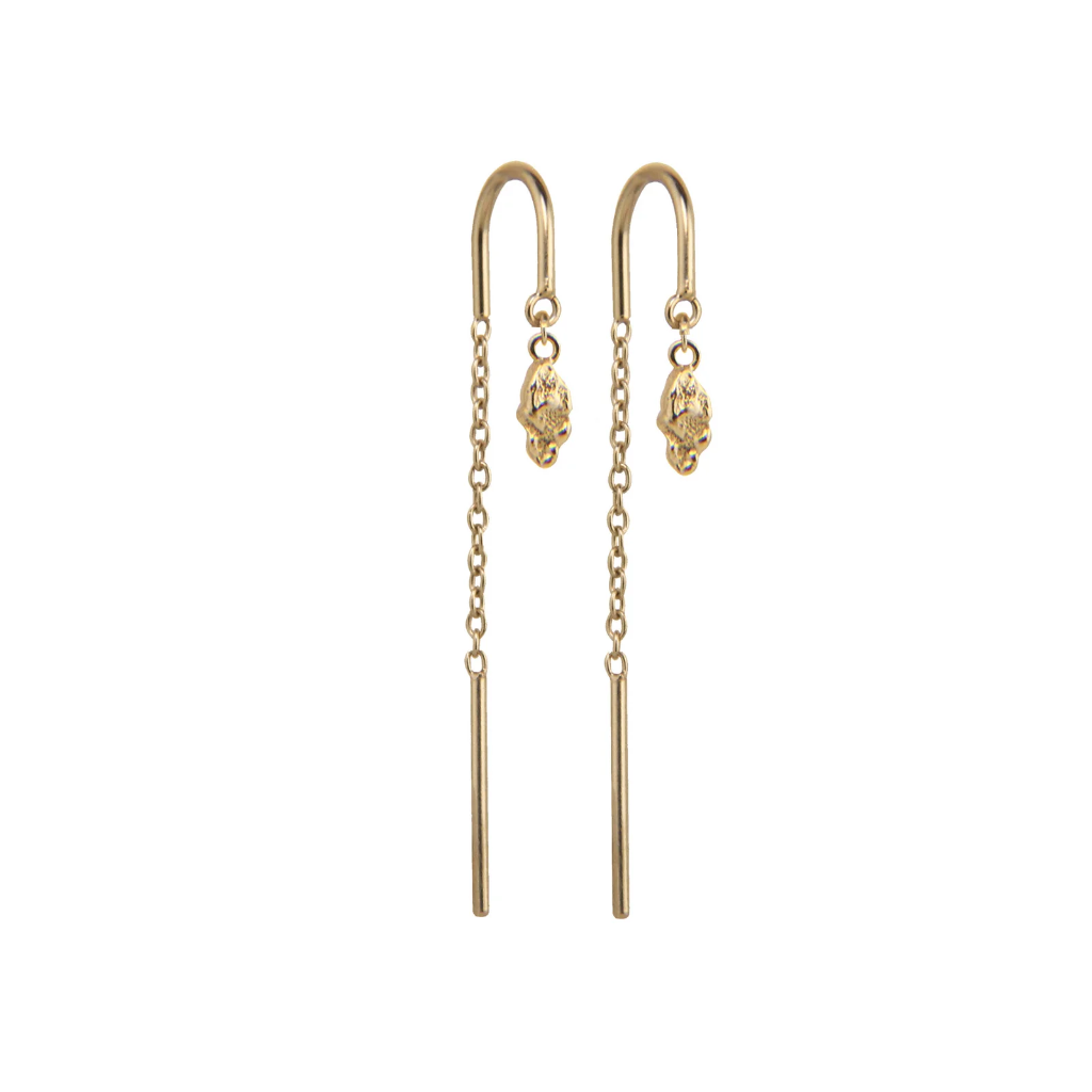 Jeberg Jewellery - I AM GOLD Petite Chain Earring