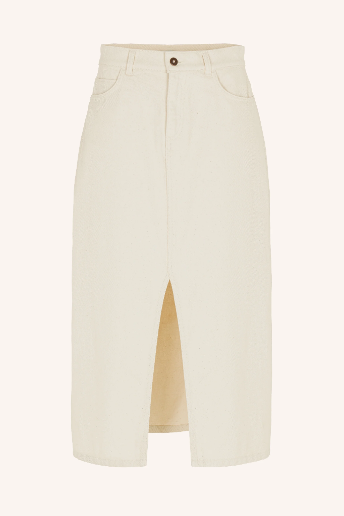 By Bar - Elba Twill Skirt - 027 Raw White