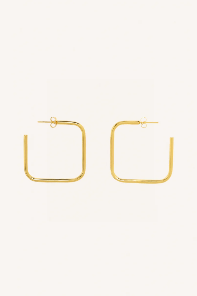 By Bar - PD squared earring - 750 gold 