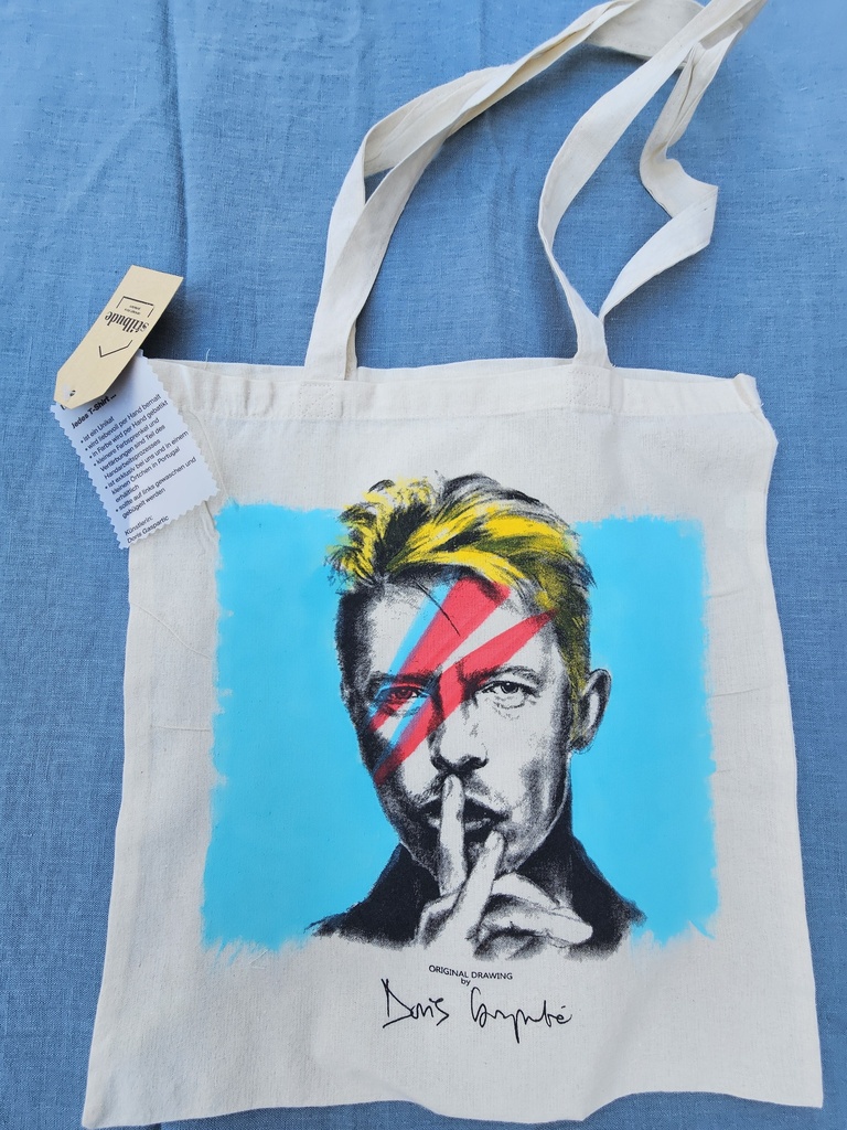 Doris Gaspartic - Unique Tote Bag David Turquoise