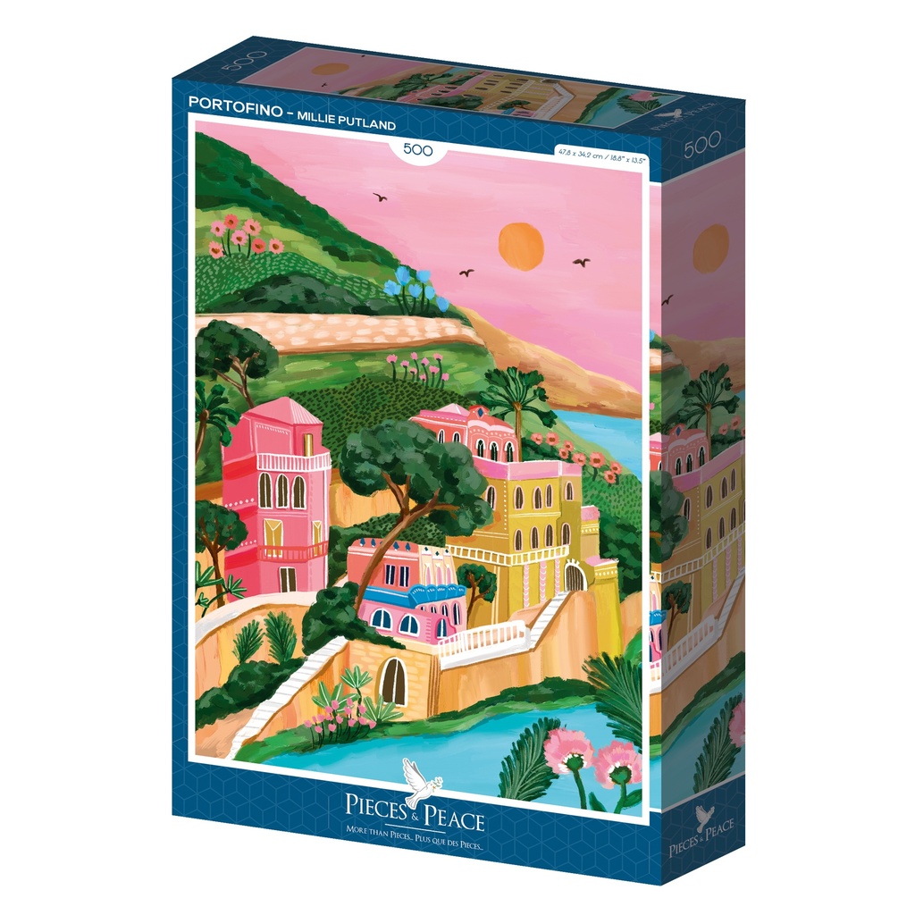 Pieces & Peace Puzzle - Portofino - 500 Teile