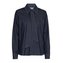 Caroline Biss - SMOOTH DENIM SHIRT WITH BOW