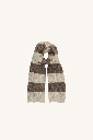 By Bar - Lilly Striped Scarf - 730 biscuit