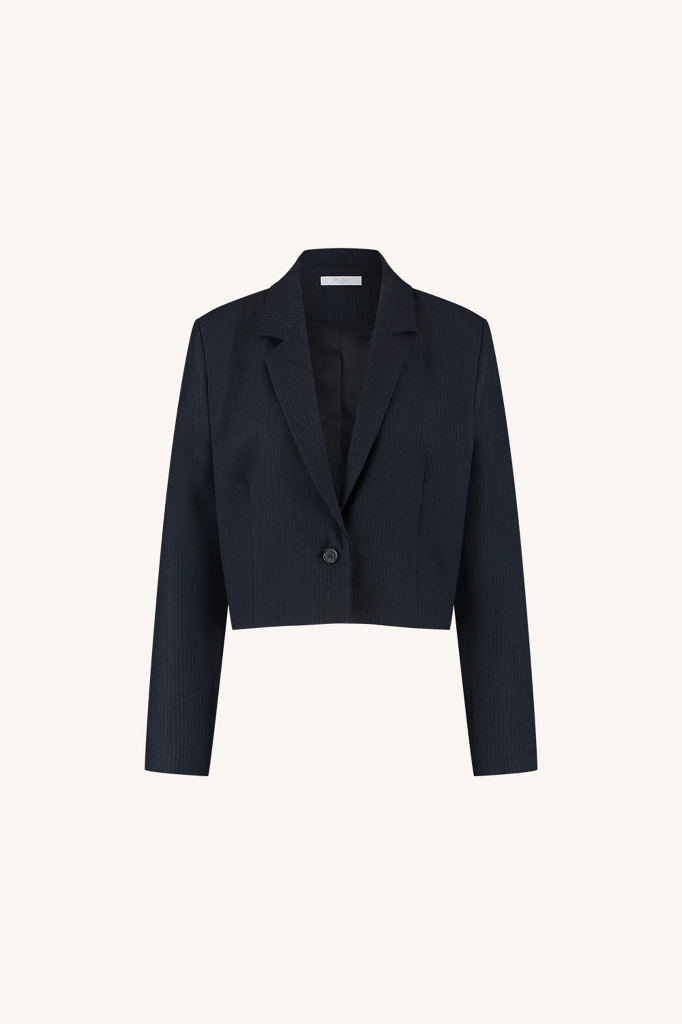 By Bar - Jody Stripe Blazer - 602 Dark Navy