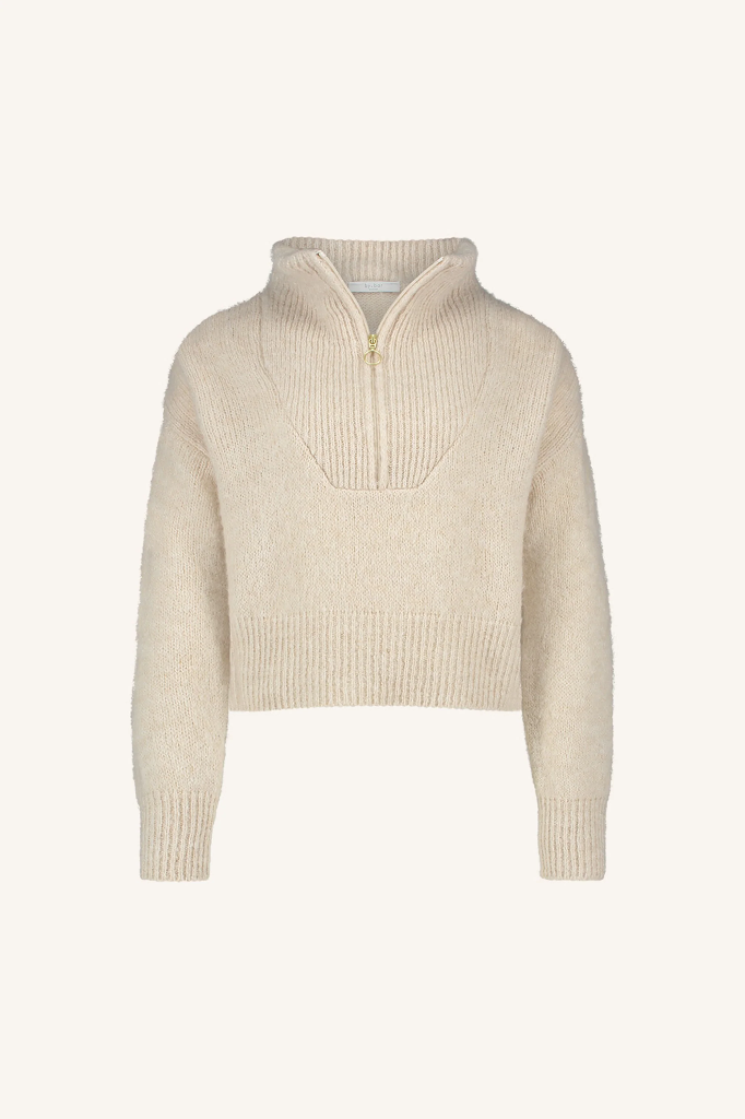 By Bar - Boxy Beau Pullover - 018 Chalk