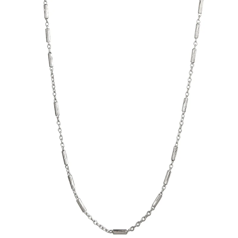 Jeberg Jewellery - NORA necklace w. extension silver 42 + 3 cm EXT