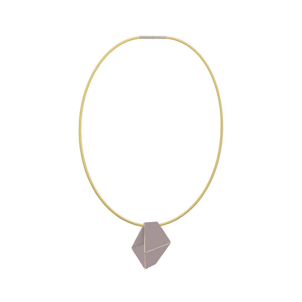 Lisa Kroeber Jewellery Art - Necklace Folded Short, pastel violet