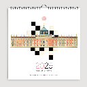 Luckycatstudio - Kalender 2025 groß Potsdam