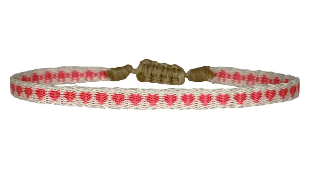 LeJu - Bracelet Polyester Threads Heart Design MT40KIDS01AW24