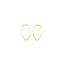 Lisa Kroeber Jewellery Art - Earrings Frames Mini, yellow gold 