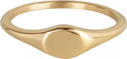 Charmins Ring - R976 - Zegelring Petite Ovaal Goud