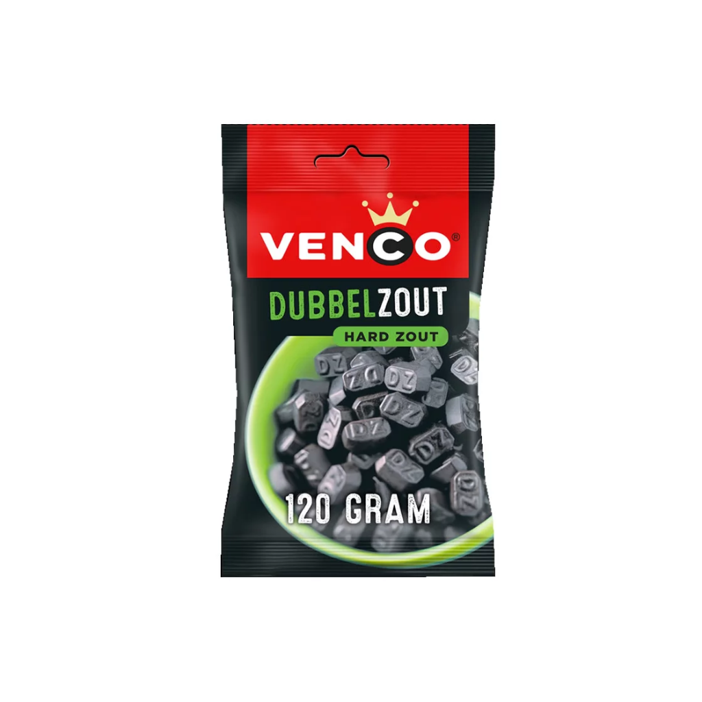 Venco - Dubbelzout Drop - Doppelsalz Lakritz 120g