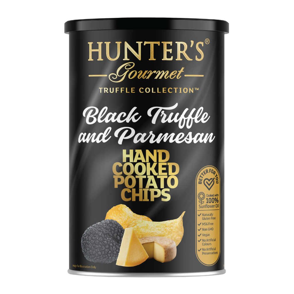 Hunter‘s Gourmet Black Truffle and Parmesan Chips 150g