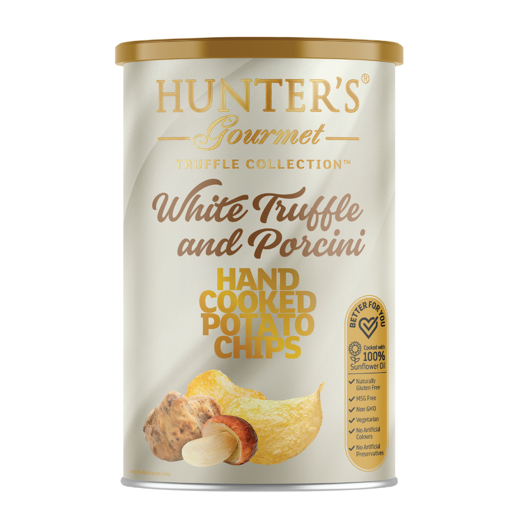 Hunter‘s Gourmet White Truffle Chips and Porchini 150g