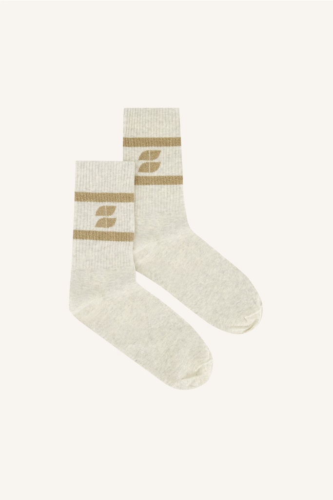 By Bar - Logo Sparkle Socks - 750 Gold 