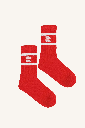 By Bar - Logo Socks GA - 315 Red