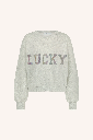 By Bar - Bibi Lucky Rainbow sweater - 815 light grey melee