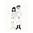 Helen B - Kunstdruck Poster *naked couple* A4