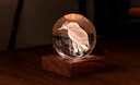 Gingko Design - Amber Crystal Light KingFisher