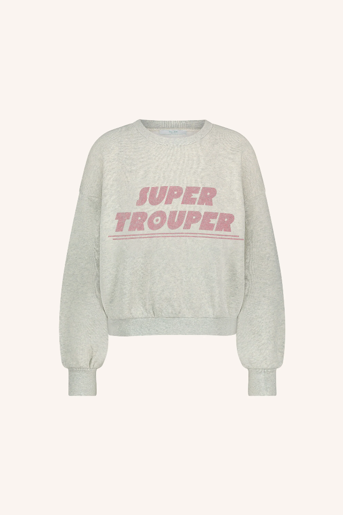 By Bar - Bibi Trouper Sweater - 815 light grey melee 