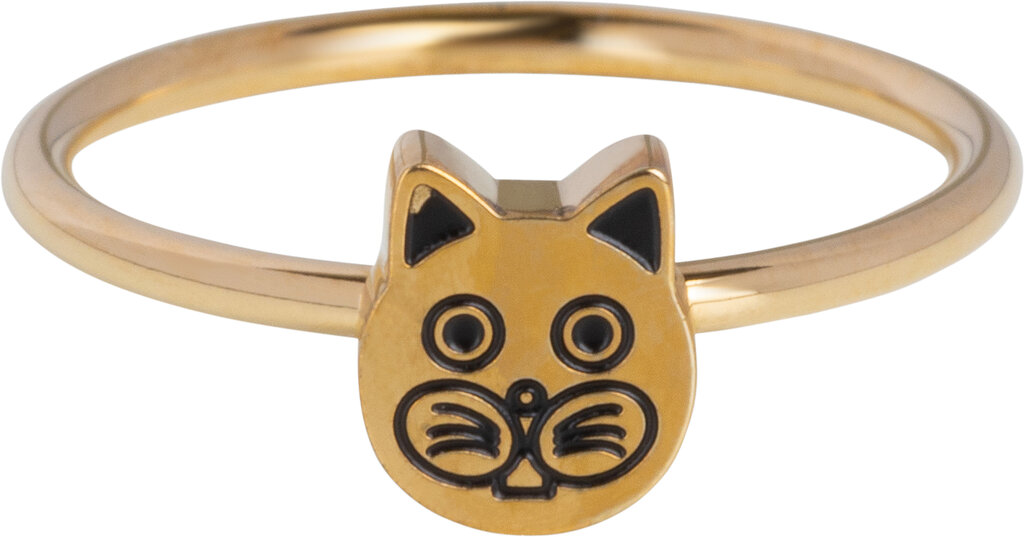 Charmins - KR159 - Kinderring gold cat