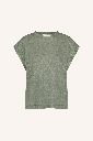 By Bar - Mason Linen Top - 460 Mulled Basil