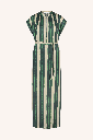 By Bar - Victoria Tie Dye Dress Long - 446 Green Tie Dye Stripe