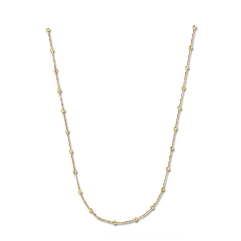 Jeberg Jewellery - NYNNE necklace 42 + 3 cm gold - 23