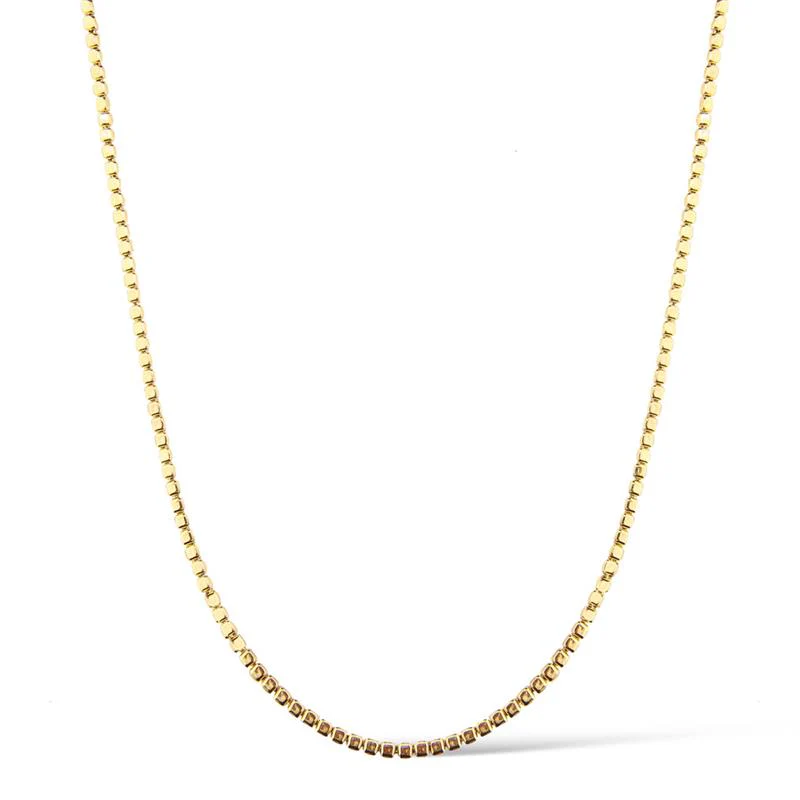 Jeberg Jewellery - Penelope - necklace gold 42 cm + 3 cm