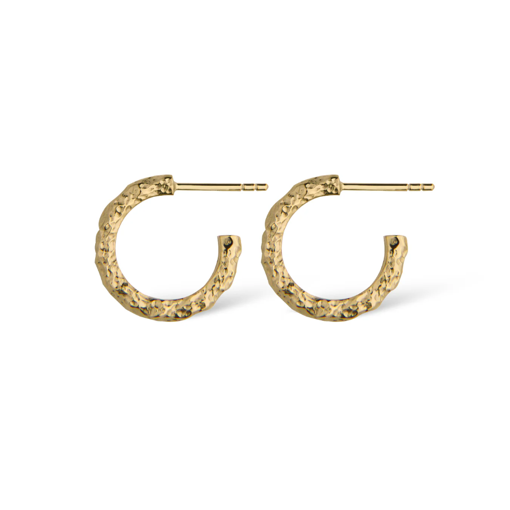 Jeberg Jewellery - I AM GOLD Large hoops gold