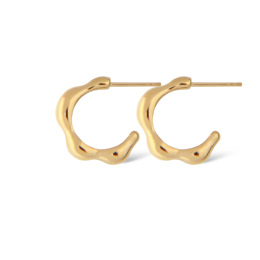 Jeberg Jewellery - Harmony hoops gold 23