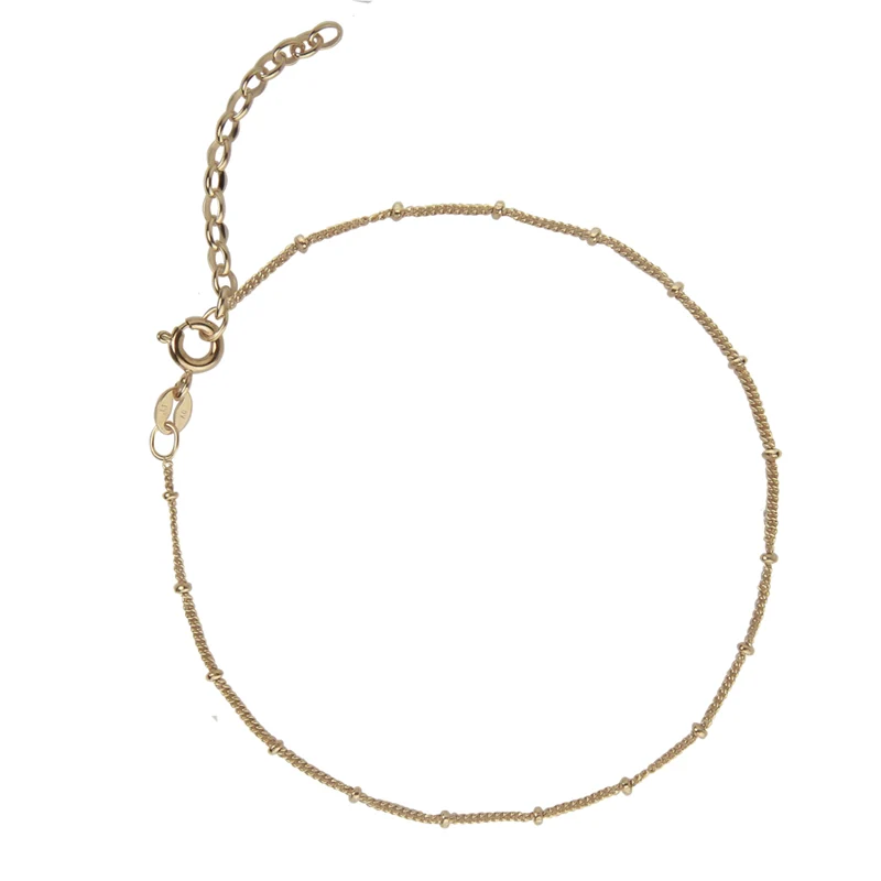 Jeberg Jewellery - Nelly Anklet chain 22 cm + 4 cm ext opt