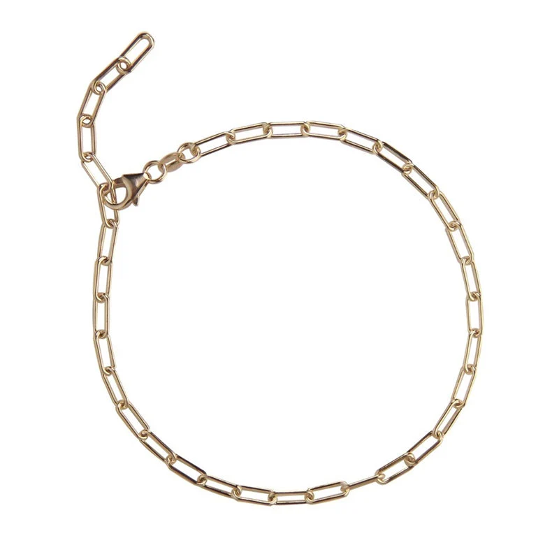 Jeberg Jewellery - Sophia anklet gold plated 27 cm opt