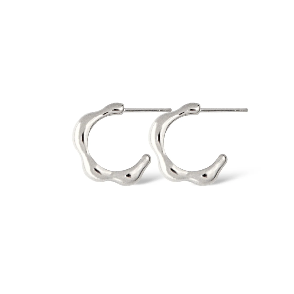 Jeberg Jewellery - Harmony petite hoops silver