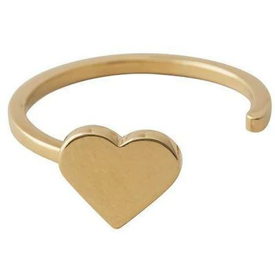 Design Letters - Heart Ring (gold)