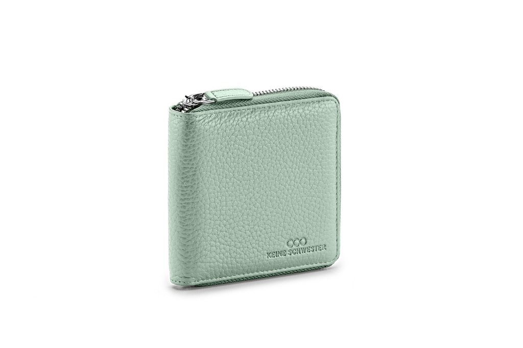 LILLE soft | mint | silber | genarbt