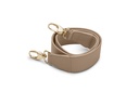 Schultergurt breit | 4/90cm | taupe | gold | genarbt