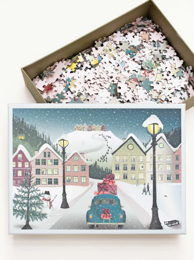 [F-2018-005-G4] Vissevasse - LET IT SNOW - Puzzle 1000