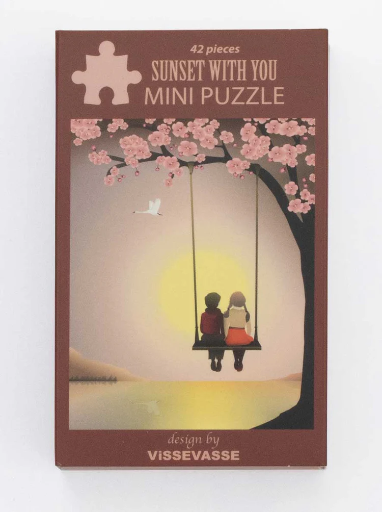 [F-2020-004-G7] Vissevasse - SUNSET WITH YOU - Mini Puzzle Square