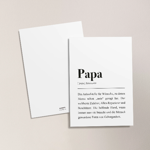 [AEMMI-PK-PAPA] Aemmi - Postkarte - Papa