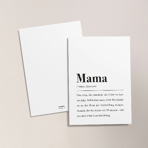 [AEMMI-PK-MAMA] Aemmi - Postkarte - Mama