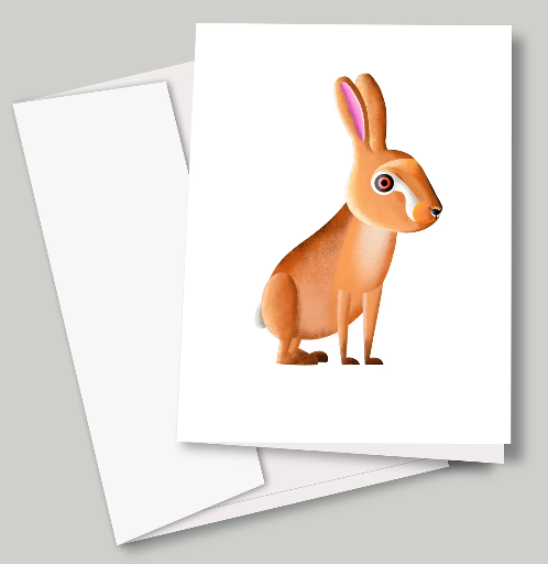 [LCS-KK-OSTERHASE] Luckycatstudio - Klappkarte - Osterhase