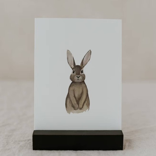 [ES-PK-OSTERHASE] Eulenschnitt - Postkarte - Osterhase