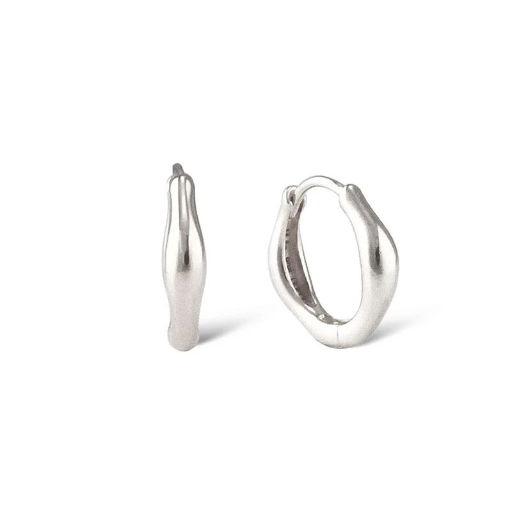 [51862-silver] Jeberg Jewellery - Balance hoop silver