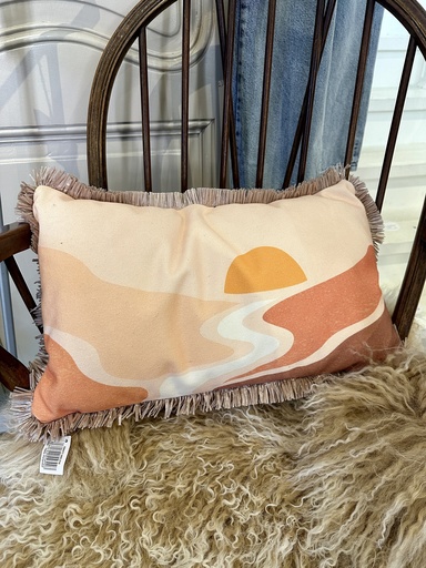 [288477000218] Kissen Sunset 30x50cm apricot