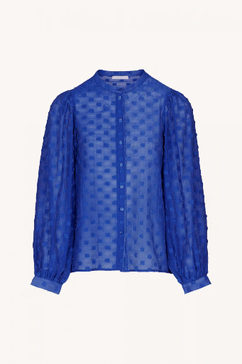 By Bar - Rikki Dots Blouse - 608 Kingsblue