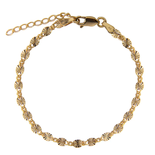 [4510-16-G] Jeberg Jewellery - Stella bracelet gold 