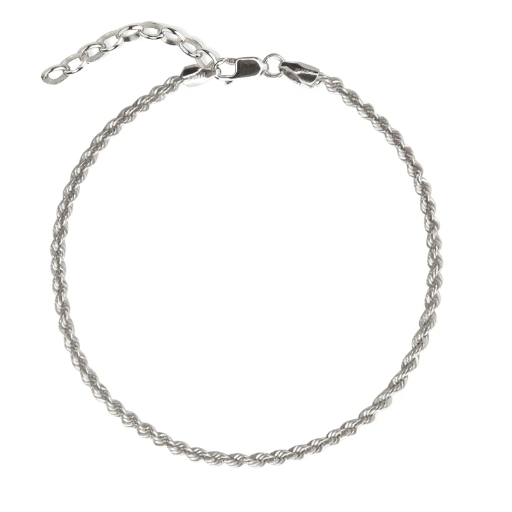 [4590-S] Jeberg Jewellery - Robin Bracelet 16cm + ext 3cm Silver