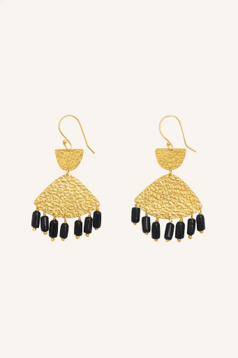 [23226301-860] By Bar - Ravi earring - 860 black