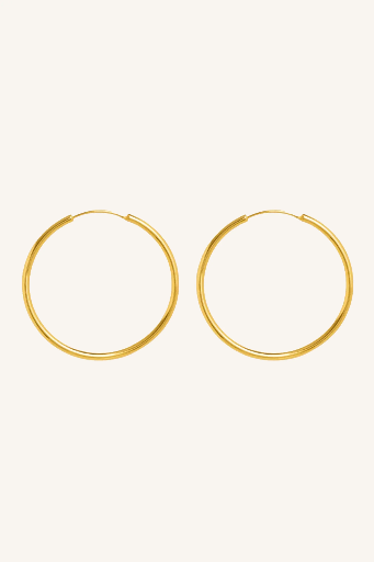 [24126306-750] By Bar - PD Round Earring L - gold